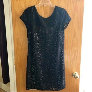 Loft Black Lace Dress